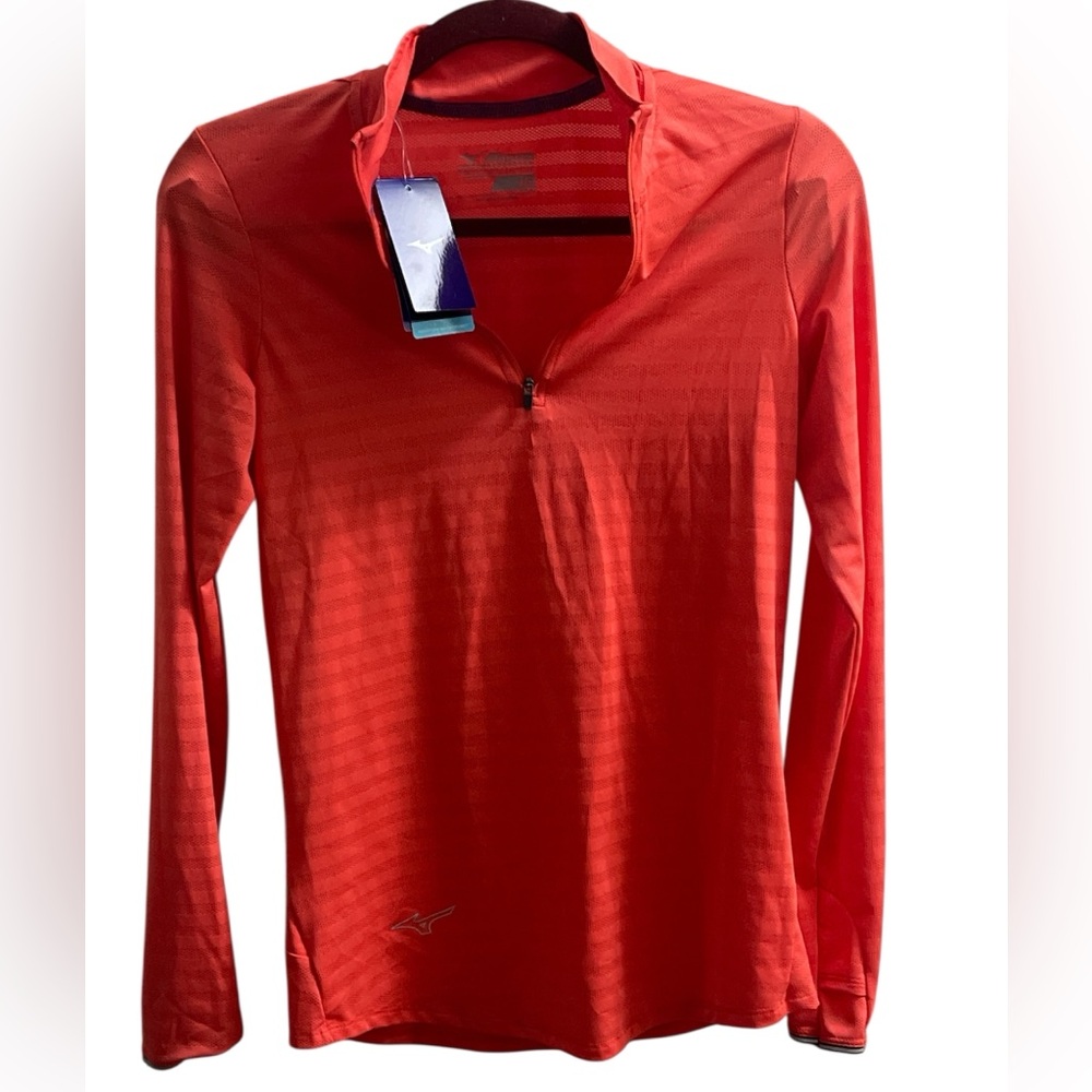 Mizuno Alpha Eco Half Zip - Women’s XS - Cayenne - NWT
